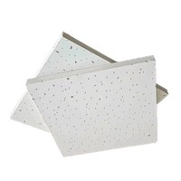 Système de plafond suspendu en plaques de plâtre en laine minérale de style moderne, imperméable, résistant à l'humidité, ignifuge, insonorisant, blanc, ISO9001