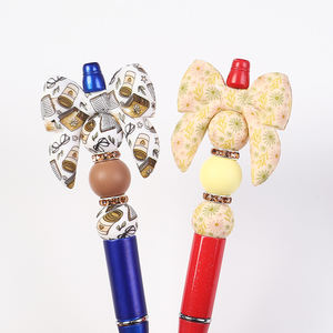 Nuevas Cuentas de Silicona 3D <span class=keywords><strong>para</strong></span> Bolígrafos, Cuentas con Forma de Lazo <span class=keywords><strong>para</strong></span> Llaveros, Pulseras, Collares, Manualidades y Suministros - Product Image 1