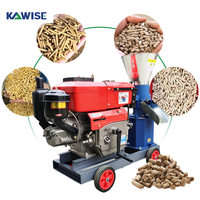 Machine à granulés d'aliments pour animaux Diesel pour la production d'aliments pour volailles et bétail à base de maïs, de céréales, de tourteaux de soja et d'alfalfa