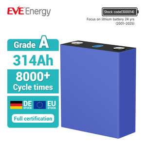 แบตเตอรี่ EVE MB31 แบบชาร์จได้สำหรับใช้ในบ้าน ระบบพลังงานแสงอาทิตย์แบบ LFP Prismatic 3.2V 314Ah ลิเธียมไอออน - Product Image 1
