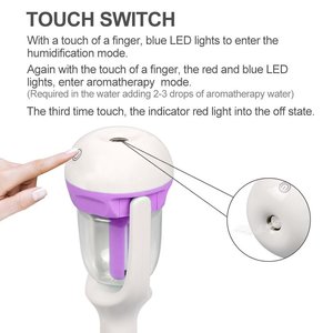 New Mini 12V Xe Độ Ẩm Máy Lọc Không Khí Siêu Âm Hương Khuếch Tán Tinh Dầu Khuếch Tán - Product Image 2