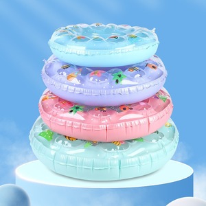 Logo personnalisé été PVC anneau de natation gonflable pour <span class=keywords><strong>plage</strong></span> fête piscine flotteur enfant-friendly cristal anneau d'eau adultes enfants - Product Image 2