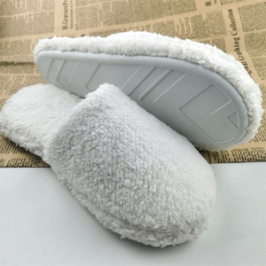 Pantoufles d'hôtel douces, broderie personnalisée, logo sur mesure, pantoufles de luxe pour hôtel <span class=keywords><strong>5</strong></span> étoiles - Product Image 5