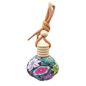 Empty 8ml 10ml Polymer Clay <b>Cars</b> Perfume Diffuser Bottles Hanging Pendants - Product Image 4