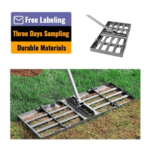 Bãi cỏ ngang cào, bãi cỏ cấp với thép không gỉ dài xử lý, nặng sân san lấp mặt bằng công cụ ngang cào - Product Image 1