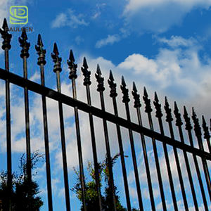 Panneaux de clôture de protection pour allée de jardin, en acier noir, clôture d'intimité, sécurité, <span class=keywords><strong>portail</strong></span> et clôture pour allée - Product Image 1