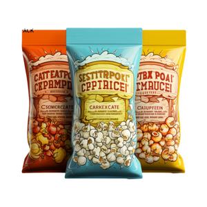 Impresión de Logotipo Personalizado, Bolsas de Plástico para Alimentos Inflados, Papas Fritas, Rollo de Película de Poliéster, Bolsa de Aluminio con Sellado Trasero de Plástico, OEM - Product Image 6