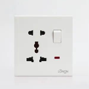 Professional Design Five Pins Switch Socket Outlet