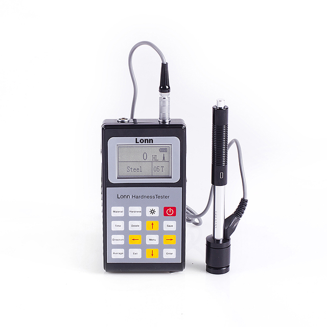 Digital LCD Portable Metal Hardness Tester with HRA Scale 20-70HRC Range 0.5% Accuracy PC Connection