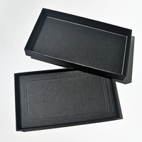 Boîte-cadeau de logo d'estampage à chaud haut de gamme de l'usine chinoise matériau Kraft en carton rigide pour les étuis de téléphone parfum/perruque stratification mate