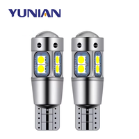 2 Stück Hochwertige T10 W5W Superhelle 3030 LED Auto-Innenraumbeleuchtung Leselampe Markierungsleuchte 168 194 LED Auto-Keilbirnen
