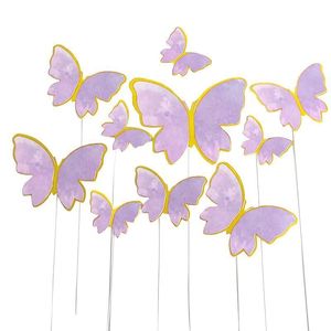 Decoración de Pastel de Mariposas 3D Homesun, Adorno de Pastel de Mariposas para Decoración de Pasteles, Suministros para Hornear - Product Image 4