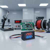 Dc0-100V1, 10a, 50a, 100a LED, DC, Layar Ganda, Voltmeter Arus Digital, Meter Digital.