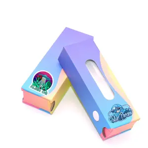 Hot sale Glossy Lamination Resistant Cart Paper Box child proof cartridge packaging