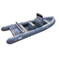 19ft Deep V RIB 560 Hypalon Orca/Hypalon Black Aluminium Hull Rhib Gonflable Boat à vendre