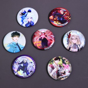 2024 Sản Phẩm Mới Nhật Bản Nhân Vật Anime Pins <span class=keywords><strong>3D</strong></span> Thay Đổi Lật Phù Hiệu <span class=keywords><strong>3D</strong></span> Lenticular Anime Chuyển Động Pins Phù Hiệu Nút Tinplate - Product Image 1