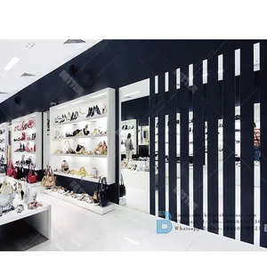 Fashion Sports Shoes Store Display Racks Shop Fixture Metal Wall Mounted Shoe Display Rack
