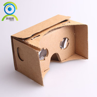 Approvisionnement direct usine VR1001 Lunettes de réalité virtuelle 3D en carton pour smartphone DIY Yiwu