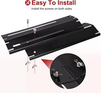 Pare-chaleur universel réglable en fer pour barbecue extérieur, déflecteurs, plaques de protection/tentes/couvercles de brûleurs, outils émaillés en porcelaine