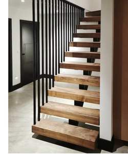 Cbmmart บันไดคานโลหะในร่มแบบทันสมัยสำเร็จรูปบันไดตรงแบบโมโนออกแบบได้ตามต้องการ - Product Image 2