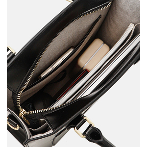 Sac à main de luxe ZENOS en cuir véritable pour femme, sac à bandoulière en cuir de vachette pleine fleur, simple et polyvalent, sac bandoulière pour femme - Product Image 6
