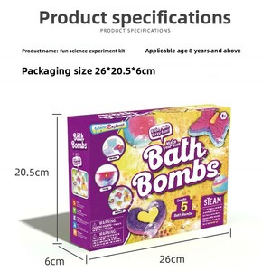 Kit d'expériences scientifiques éducatif, jouet DIY, matériel pour la création de slime volcanique, jouets STEM en carton sur le thème de la <span class=keywords><strong>physique</strong></span>, magie pour étudiants - Product Image 4