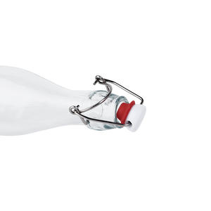 Commande en gros bouteille en verre transparent <span class=keywords><strong>à</strong></span> couvercle rabattable excellente pour le stockage des épices condiments marchandises sèches - Product Image 6