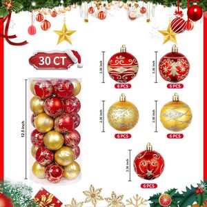 Boules de Noël en verre soufflé mat personnalisées OEM ODM avec perles et flocage, décorations de fête et de vacances, vente en gros - Product Image 2