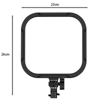 Lampe vidéo LED DY-10, éclairage d'appoint plein écran, panneau lumineux de bureau pour le streaming en direct, les portraits et le maquillage