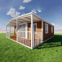 2025 Maison de conteneur extensible préfabriquée de luxe prête à l'emploi 1ou 2 chambres à coucher
