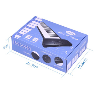 <span class=keywords><strong>Piano</strong></span> électronique flexible 61 touches personnalisé en gros d'usine pour les étudiants débutants - Product Image 4