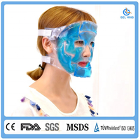 Masque en gel réutilisable pour femmes, compresse chaude et froide, masque de thérapie, gel glacé