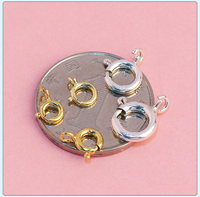 Bijoux en argent sterling, fermoir à ressort, boucle S925, vente en gros pour la fabrication d'accessoires de chaîne