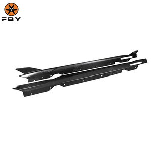 Jupes latérales en fibre de carbone de haute qualité style SQ pour <span class=keywords><strong>BMW</strong></span> Série 4 G22 G23 <span class=keywords><strong>M440i</strong></span> 2021+ – Séparateurs de pare-chocs latéraux en fibre de carbone - Product Image 4