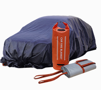 Couverture anti-feu de voiture personnalisée extra large technologie de bouclier thermique d'urgence ignifuge pour véhicules