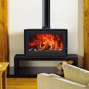 Poêle à bois moderne autoportant Chauffage domestique Chauffage intérieur Cheminée à bois à vendre - Product Image 5