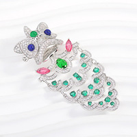 Broche Yuanlong de style chinois moderne, motif danse du lion, avec pompon et motif animal porte-bonheur, accessoire de mode rétro pour veste et pull