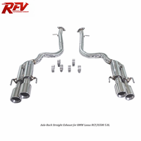Système d'échappement Catback personnalisé en acier inoxydable pour Lexus RCF IS500 5.0L, tuyau droit REV