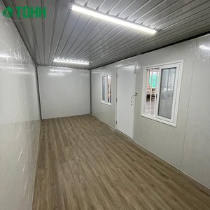 Модульный сборный мини-дом, мобильный офис, складной контейнерный дом Z-образной формы, офисное здание из утолщенных сэндвич-панелей для торговых центров - Product Image 5