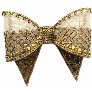 <span class=keywords><strong>Lcuky</strong></span> Bulk Strass Patch Strass Broche Fleur Perlée Applique 10cm pour Vêtements Accessoires Décoration - Product Image 3