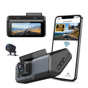 Cámara para Auto Económica con <span class=keywords><strong>Pantalla</strong></span> <span class=keywords><strong>de</strong></span> 3'' FHD, Doble Lente 2K, Gran Angular, Conexión a Aplicación Móvil, Sensor G y Modo <span class=keywords><strong>de</strong></span> Estacionamiento - Product Image 1