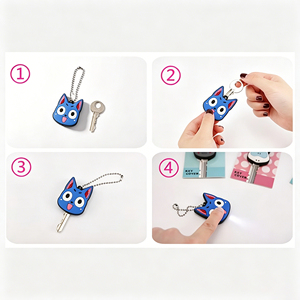 <span class=keywords><strong>Porte</strong></span>-<span class=keywords><strong>clés</strong></span> promotionnel personnalisé, lampe <span class=keywords><strong>torche</strong></span> LED, <span class=keywords><strong>porte</strong></span>-<span class=keywords><strong>clés</strong></span> en silicone PVC, breloques mignonnes en forme d'animaux, chien, chat, <span class=keywords><strong>porte</strong></span>-<span class=keywords><strong>clés</strong></span> 3D brillants - Product Image 5