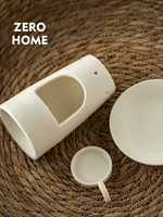 Diffuseur d'huiles essentielles en céramique écologique, brûleur d'aromathérapie domestique, parfum bois de santal, encens chinois longue durée pour l'intérieur