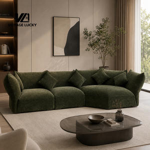 Divano Componibile Moderno di Alta Qualità VL, Divano Sezionale in Tessuto per Soggiorno - Product Image 1
