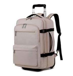 Custom Laptop Backpack Waterproof 4 <b>Wheeled</b> Trolley Backpack Wheels School Laptop <b>Travel</b> <b>Bag</b> 19 Inches Backpack Trolley Trav - Product Image 1