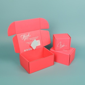 Caja de Regalo Plegable de Cartón Corrugado de Lujo, Impresión Digital UV con Estampado en Caliente, Caja de Envío Ecológica Biodegradable - Product Image 3