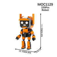 K-VGR Robot MOC MOOXI MOC1129 Série de jouets de film DIY Enfants Garçons Filles Jouets Blocs de construction Briques
