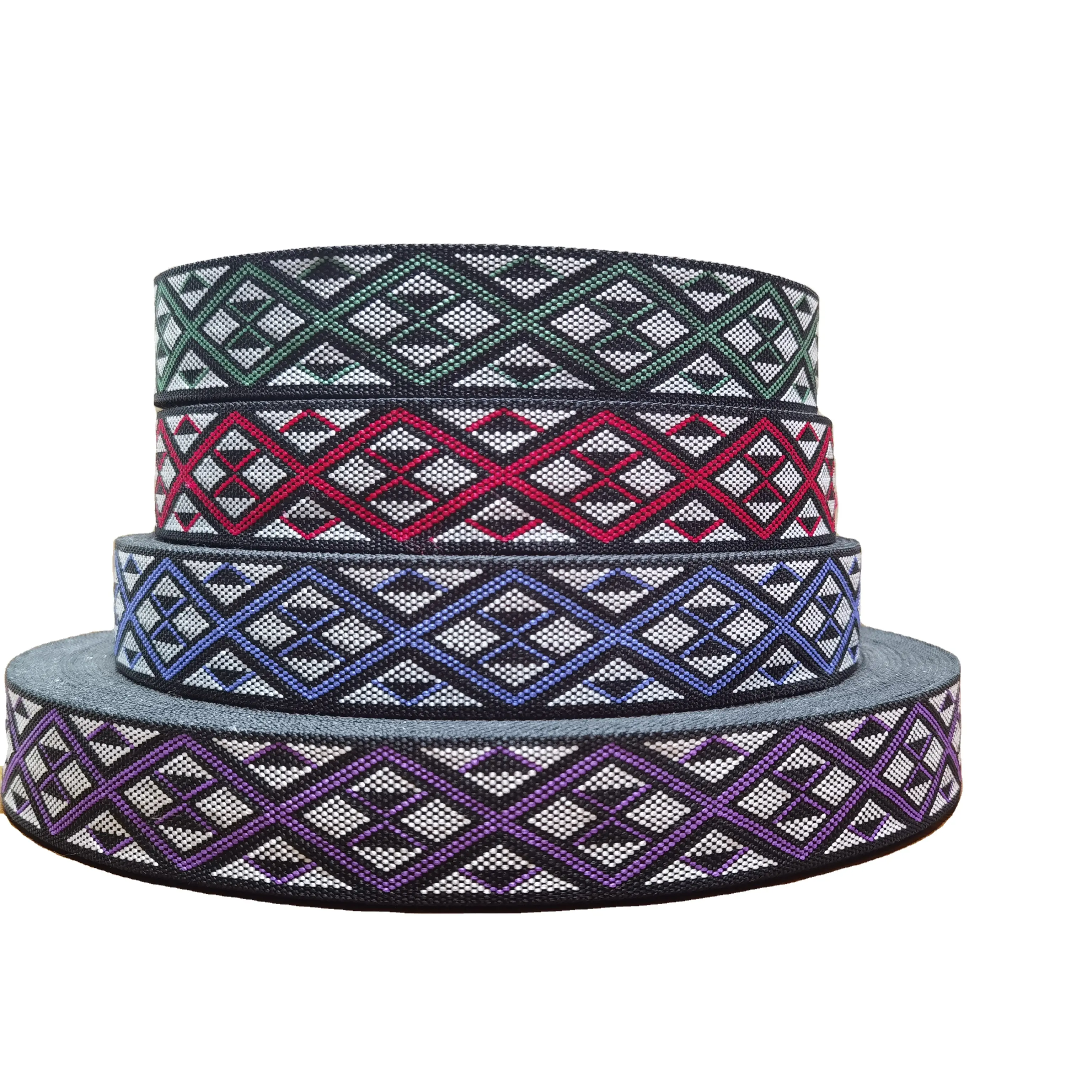 PP Webbing Tape Cheap Price 25mm color Jacquard Offer Free Stock Webbing 100% Polypropylene for Backpack Straps