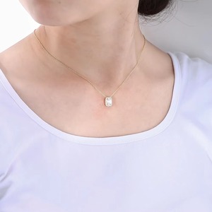 Nouveauté Bijoux 2024 : Collier Pendentif Classique en Argent Sterling 925 avec Zircon Taille Émeraude pour Homme – Anniversaire - Product Image 5