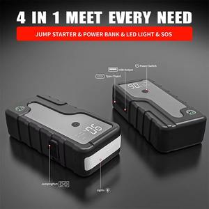 <span class=keywords><strong>D</strong></span>émarreur de voiture portable 4 en 1 12V, 600A de crête, <span class=keywords><strong>batterie</strong></span> au lithium 10000mAh, booster avec lampe torche LED, banque <span class=keywords><strong>d</strong></span>'alimentation, <span class=keywords><strong>d</strong></span>émarrage <span class=keywords><strong>d</strong></span>'urgence - Product Image 5